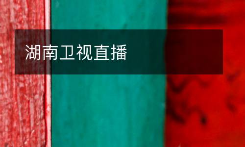 湖南衛(wèi)視直播